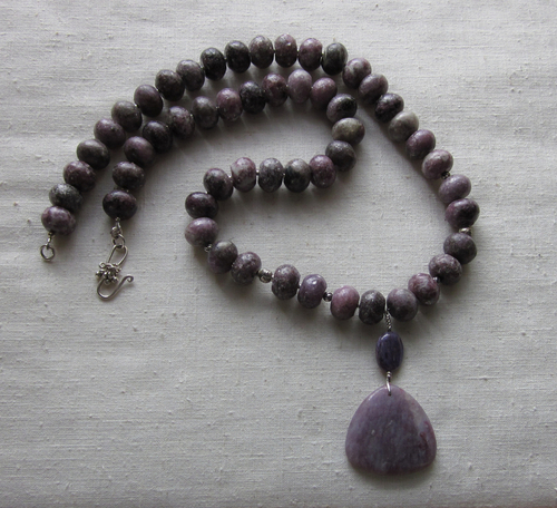 Lepidolite necklace