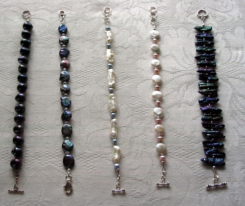 fresh water pearl bracelets