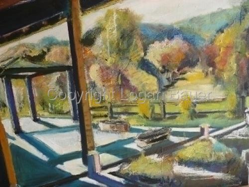 Painting-Landscape-Cherry In The Fall-Az