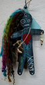 Sculpture--Mixed Media-FigurativeVoodoo Doll blue
