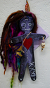 Sculpture--Mixed Media-FigurativeVoodoo Doll purple