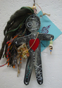 Sculpture--Mixed Media-FigurativeVoodoo Doll silver