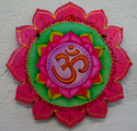 Wood--Painted-DecorativeOM pink 