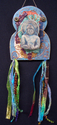 Sculpture--Mixed Media-AssemblagePraying Buddha (blue tones)