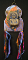 Sculpture--Mixed Media-AssemblagePraying Buddha (purple tones)