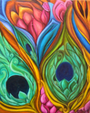 Painting--Acrylic-AbstractLotus Eyes