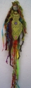 Wood--Painted-DecorativeVoodoo Goddess Green