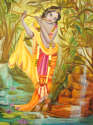 Painting--Oil-FigurativeKrishna