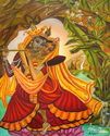 Painting--Oil-FigurativeRadha & Krishna