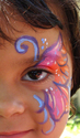 half butterfly eye design