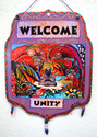 Mixed Media-Welcome Sign, Unity