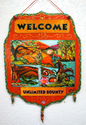 Mixed Media-Welcome Sign, Unlimited Bounty