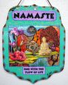 Mixed Media-Namaste, One with the Flow of Life
