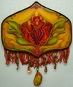 Painting--Oil-AbstractSacred Bud