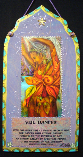 Mixed Media-Veil Dancer