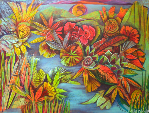 Painting-Spiraling landscape 2
