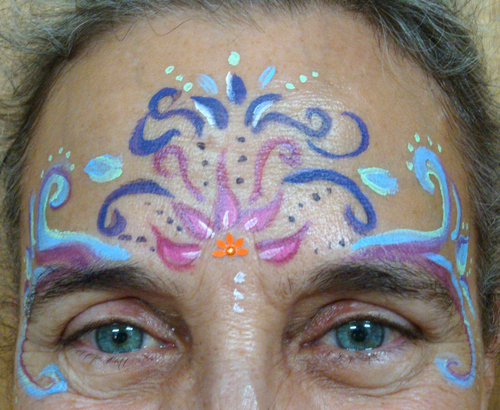 Painting-Swirly eye designs