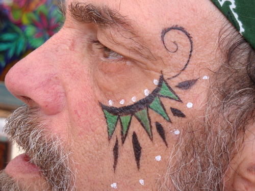 Painting-Tribal  Eye Design