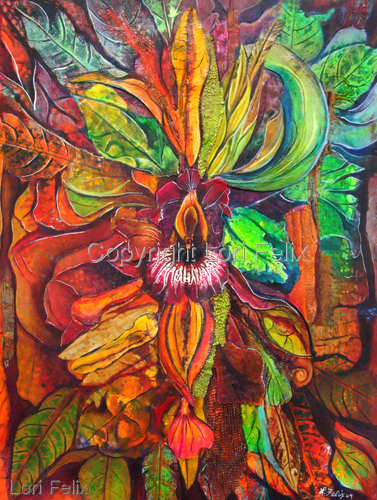 Painting-Abstract-Wild Orchid