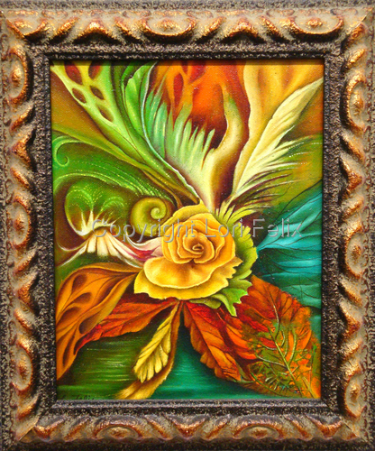 Painting-Botanical-Golden Petals