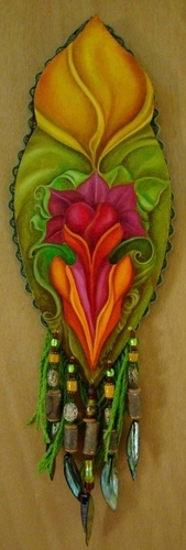 Painting-Abstract-Yellow bud