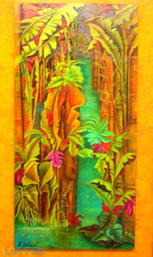 Painting-Fantasy-Bamboo River 2