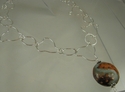 Kazuri%20Bead%20%26%20Sterling%20Silver%20Necklace (thumbnail)