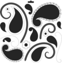 Pretty Paisley 6 x 6