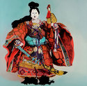 oil painting, portrait, doll, jingu, japanese -  Painting