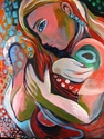 mermaid,hair,youn,girl,decorative - Allegorical Painting