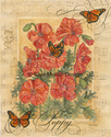 Poppies & Butterflies