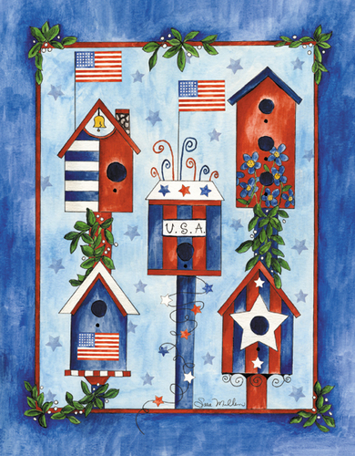 Patriotic Birdhouses 2
