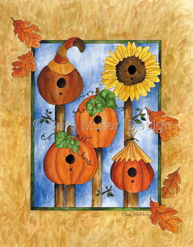 Autumn Birdhouse