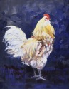 Louise Savoie - Animals Painting Louise Savoie, oil painting, rooster, animals, - Animals Painting