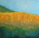 Lisa Sheehan - Landscape Painting Abstract acrylic landscape - Landscape Painting