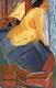 Mixed Media--Non-representational Bathing Lady