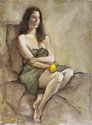 Model With Lemon