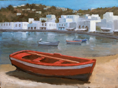 Mykonos Rowboat