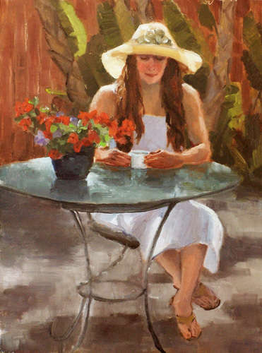 Lisa in the Garden