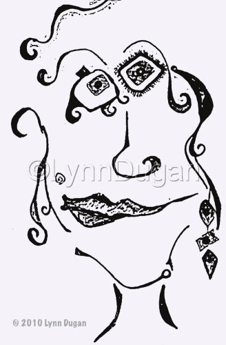 Drawing-Portrait-New Year's Lady
