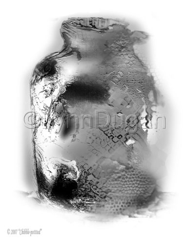 Mixed Media-Representational-Chibble potted