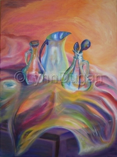 Painting-Surrealism-Caught in Intrigue