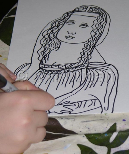 Drawing-Mona Lisa Study
