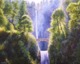 Painting--Acrylic-LandscapeMultnomah Falls