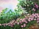 Painting-Mirrored Sky and Wildflowers