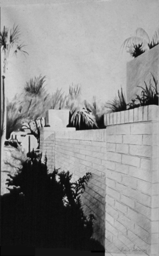 Drawing-Landscape-Entry Wall 