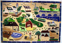 Marcela Noriega del Valle - Mosaic tile mural, public art, mosaics, ceramics, mural, clay, wall art - Mosaic