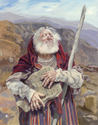 Painting--Oil-SpiritualMoses was unaware his face shone