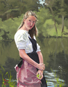 Painting--Oil-FigurativeStill Waters