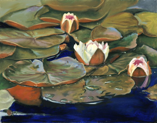 Painting-Floral-Buds of Evening